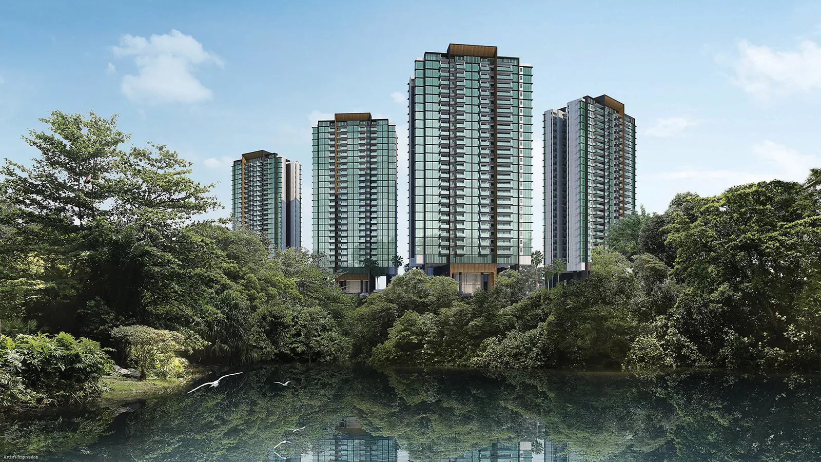 Normanton -view Kent Ridge Hill